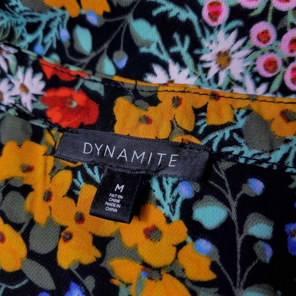 COLOURFUL Floral Crop Top - Picture 3 of 3